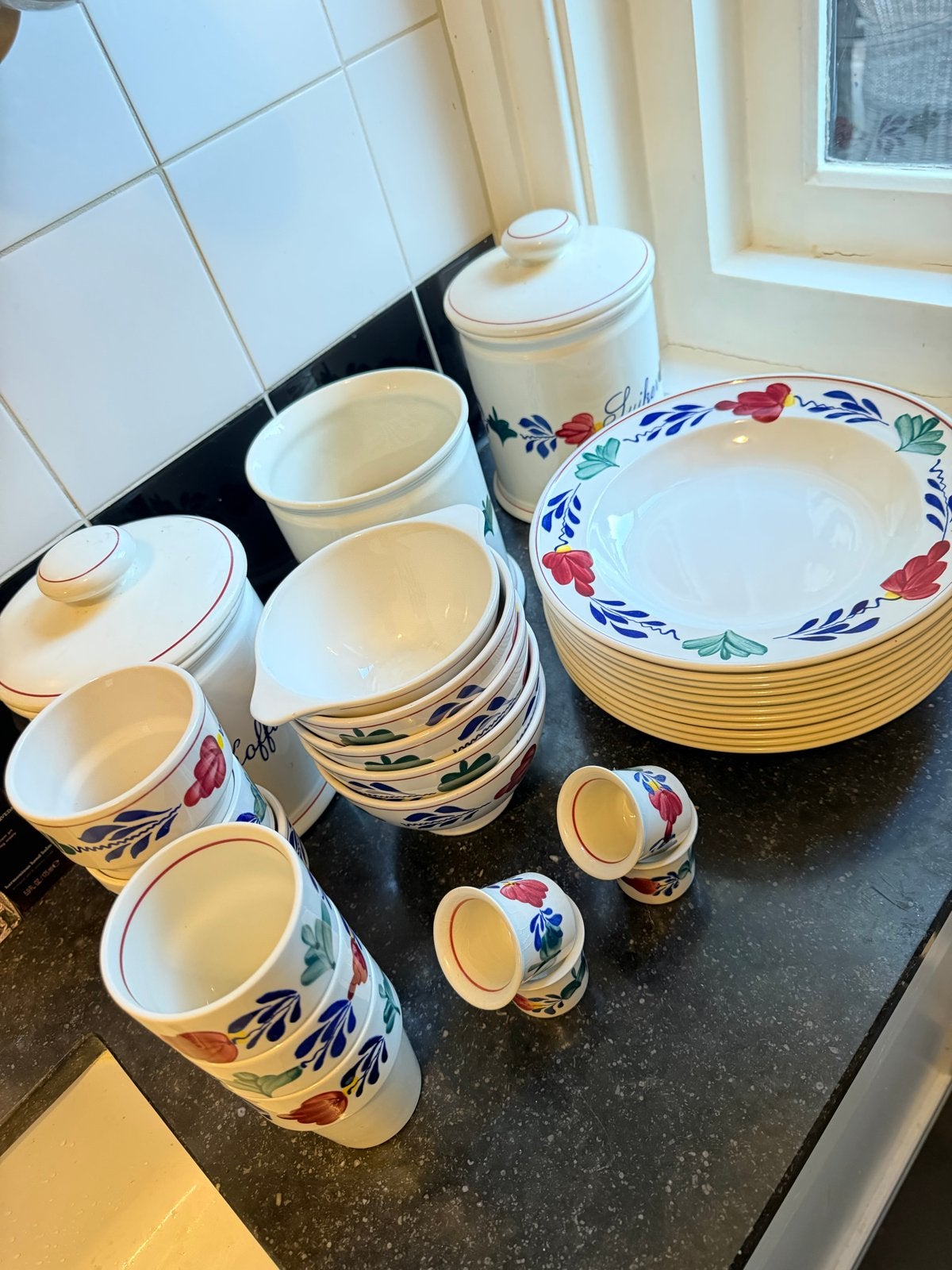 Boerenbont servies - Compleet pakket, Ophalen, Gebruikt, Overige merken, Keramiek