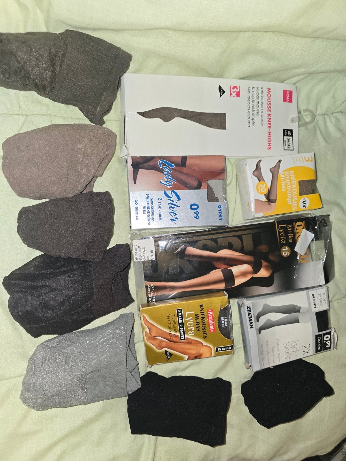 20x Panty Kousjes 15, 30, 40 Denier - Diverse Kleuren, Ophalen of Verzenden, Nieuw, Overige maten, Meerkleurig