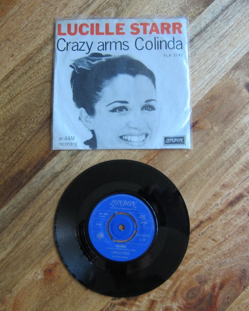 Lucille Starr , Crazy arms - Colinda, Ophalen of Verzenden, Gebruikt, 7 inch, Pop
