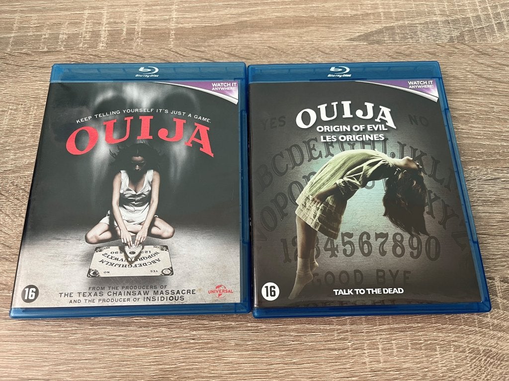 Blu-ray's Ouija + Ouija - Origin of Evil - NL-Uitgaves, Horror, Gebruikt, Vanaf 16 jaar, Film
