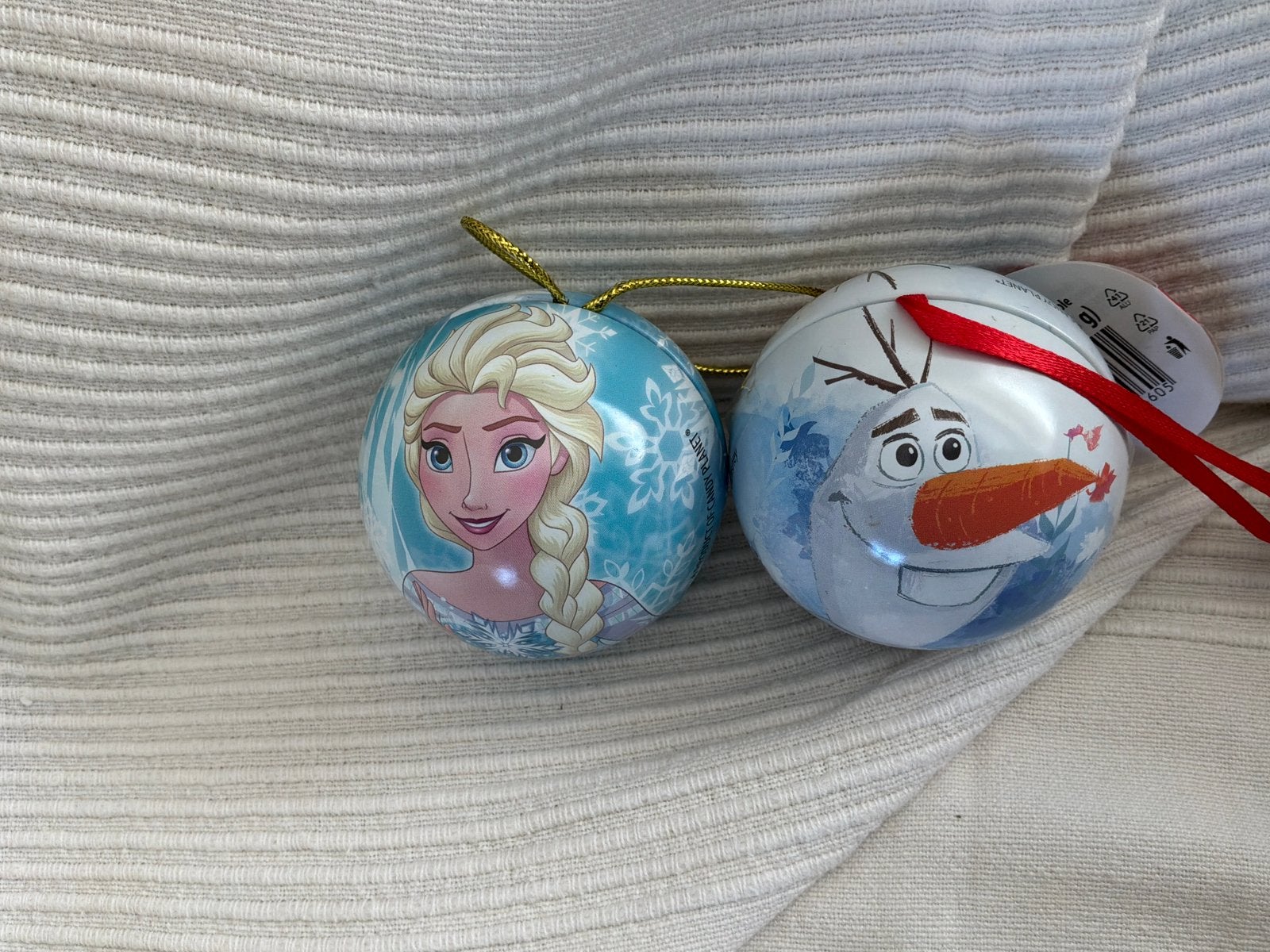 Disney Frozen Elsa Elza en Olaf kerstballen kerst NIEUW, Ophalen of Verzenden, Overige figuren, Nieuw, Overige typen