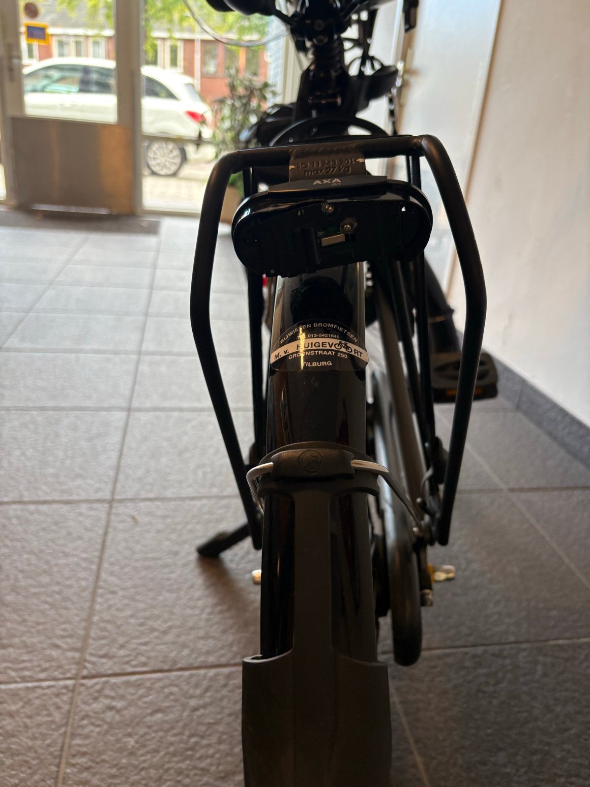 Foto 5 van Gazelle Vento damesfiets met fietsstoeltje