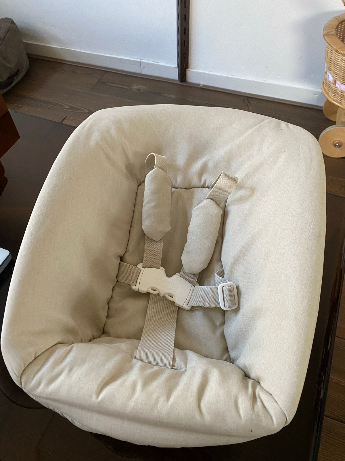 Tripp Trapp Newborn set (eerste versie) met 2 hoezen, Ophalen, Zo goed als nieuw, Overige typen, Gordel(s)