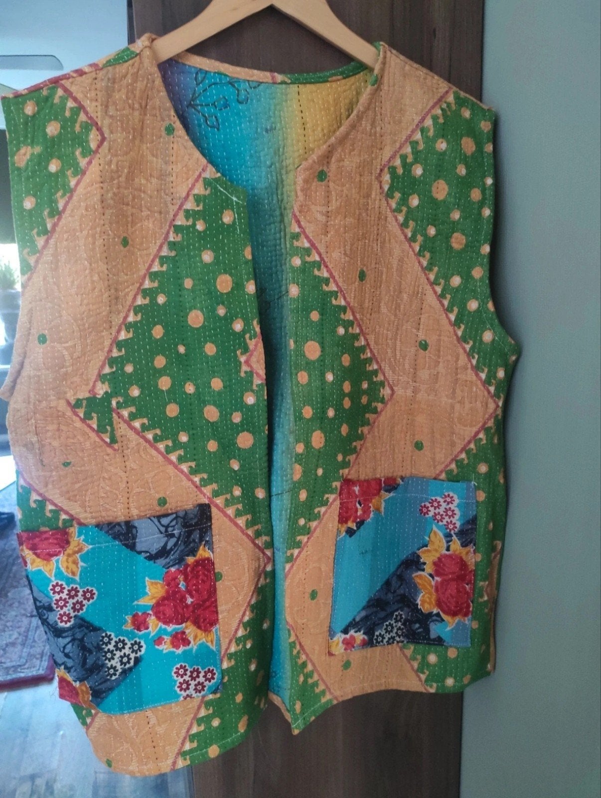 Joya's Vida Reversibel Vest - Uniek en Kleurrijk, Maat 38/40 (M), Overige kleuren, Joya's Vida, Ophalen of Verzenden