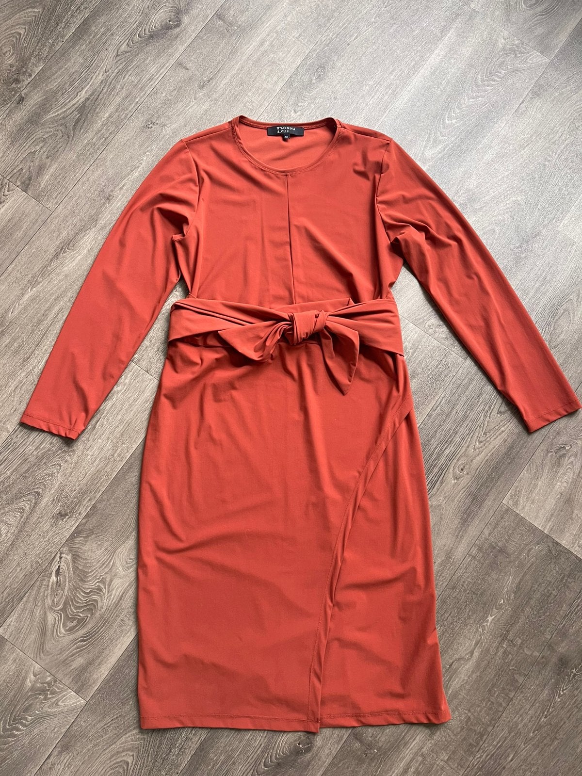 Donna Due jurk maat XL 42/44 zgan, Bruin, Maat 42/44 (L), Ophalen of Verzenden, Zo goed als nieuw
