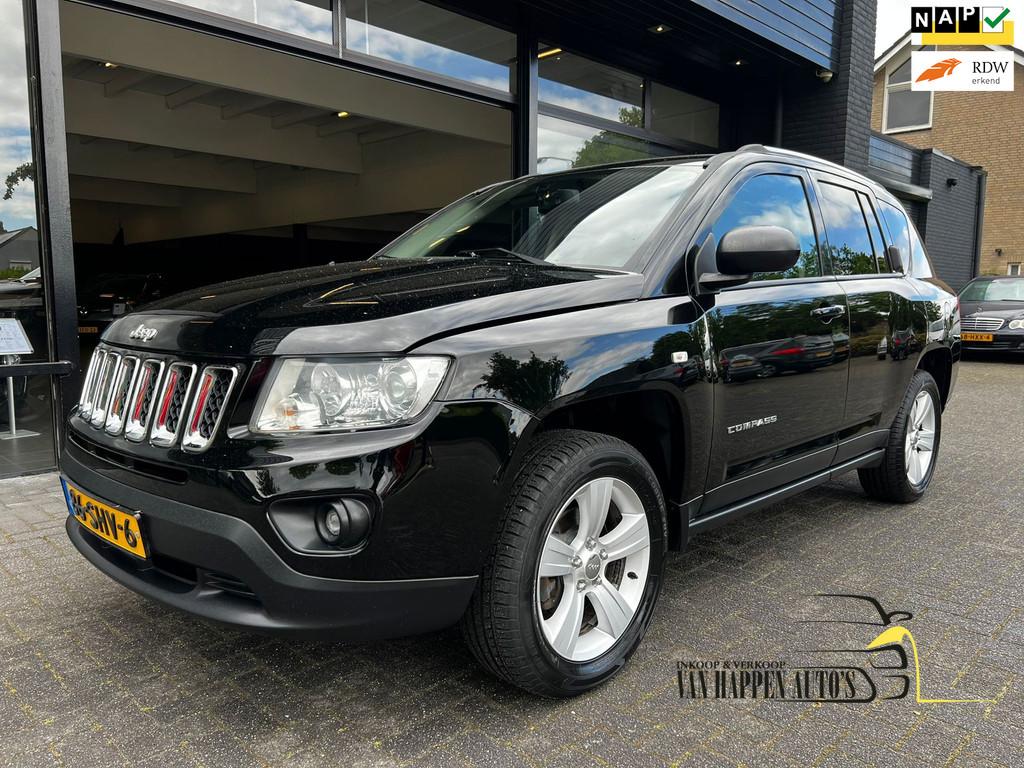 Jeep Compass 2.0 Sport / apk 6-2027, 450 kg, Gebruikt, Zwart, Zwart