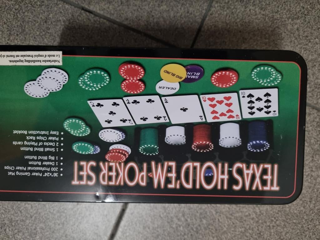 Pokerset, Hobby en Vrije tijd, Gezelschapsspellen | Bordspellen, Ophalen