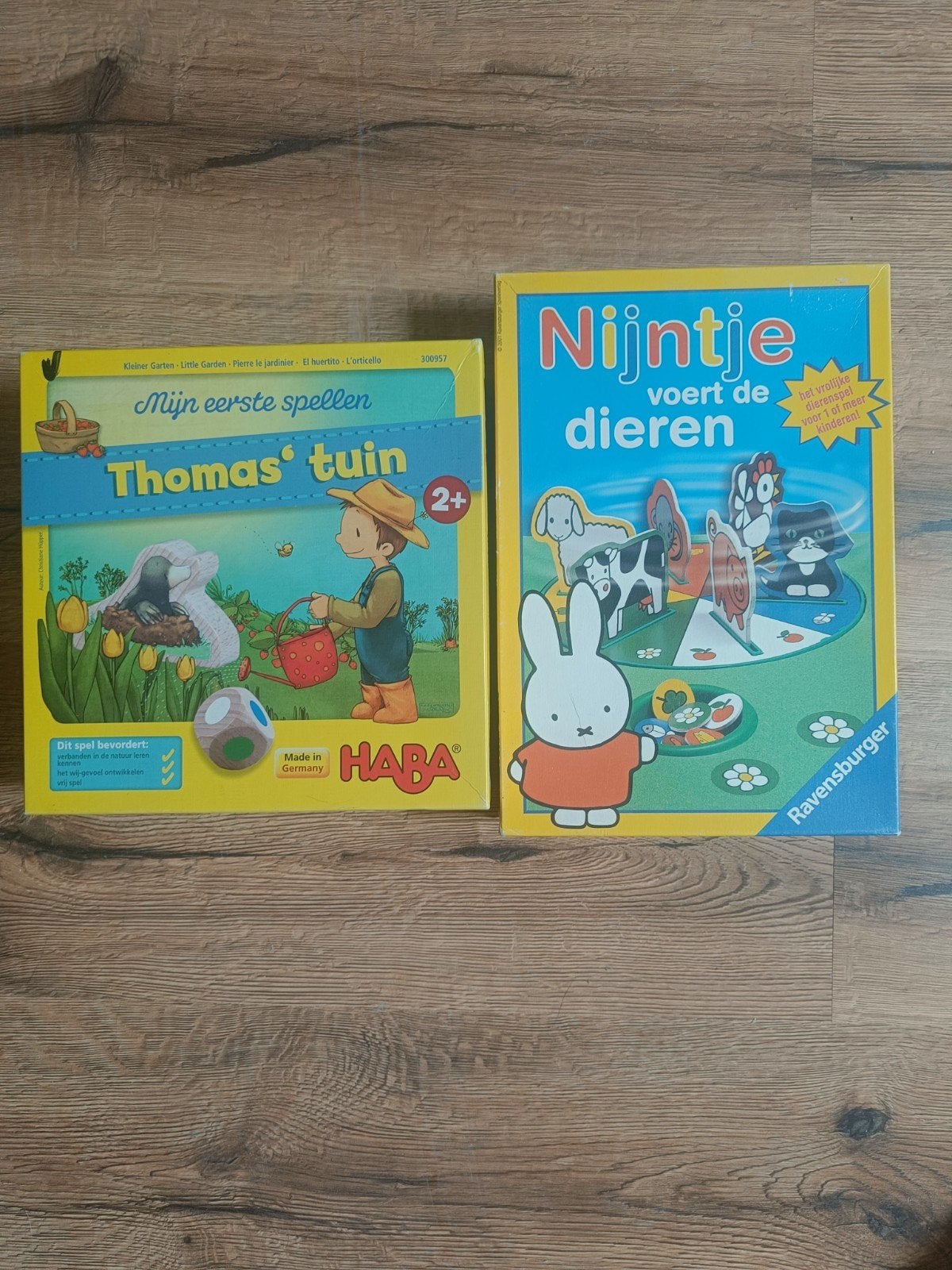 HABA Thomas' Tuin,  Nijntje Voert de Dieren & wij ruimen op, Hobby en Vrije tijd, Gezelschapsspellen | Bordspellen, Een of twee spelers