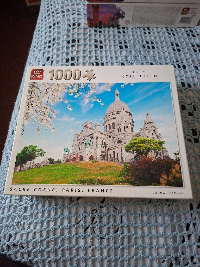 8x puzzels  king, Ophalen, 500 t/m 1500 stukjes, Zo goed als nieuw, Legpuzzel