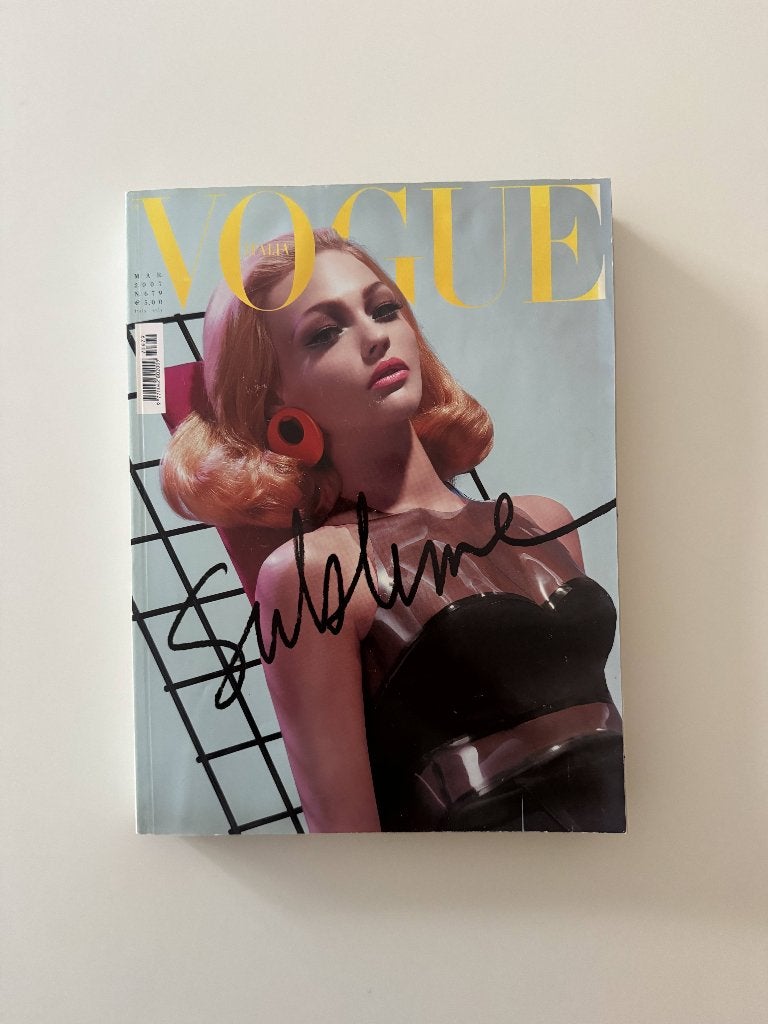 Vogue Italia maart 2007 nr 679 Sasha Pivovarova Meisel, Boeken, Ophalen of Verzenden, Gelezen, Glossy
