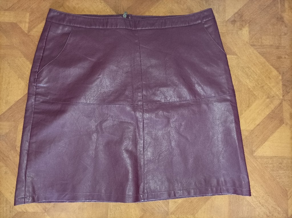 Hema imitatieleer rok maat XL groen/rood 12.50 euro /stuk, Overige kleuren, Maat 46/48 (XL) of groter, Ophalen of Verzenden, Zo goed als nieuw