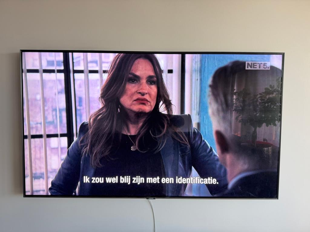 SAMSUNG SMART TV MET ONE CONNECT BOX 55 INCH, Ophalen, Zo goed als nieuw, 100 Hz, Samsung