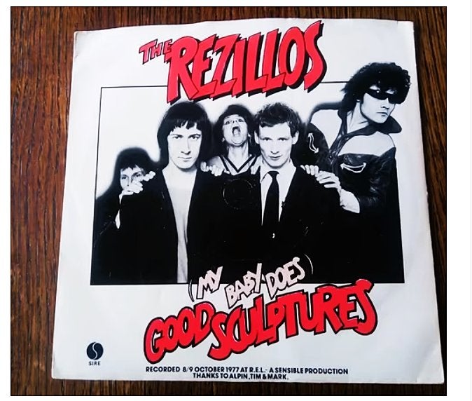 original single-the rezillos-good sculptures *1977*, Fotohoes, Overige genres, 7 inch, Ophalen of Verzenden