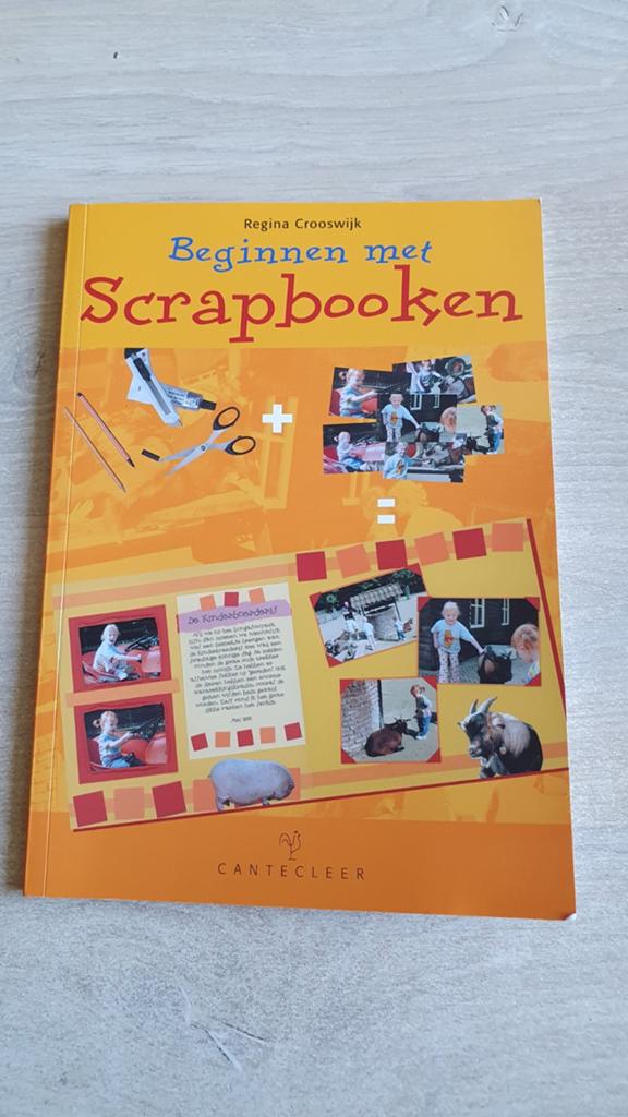 Boek: beginnen met scrapbooken. Regina Crooswijk. Pipoos., Ophalen of Verzenden, Zo goed als nieuw
