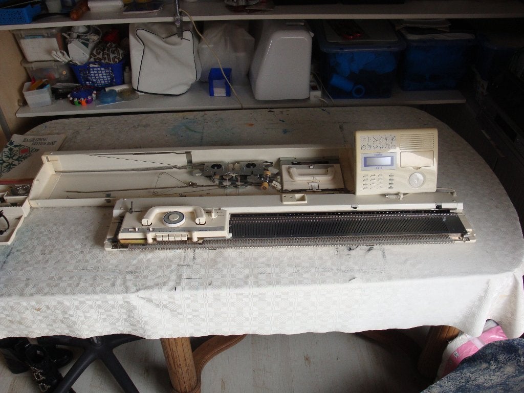 Breimachine met PC, Hobby en Vrije tijd, Ophalen, Gebruikt, Breien, Machine