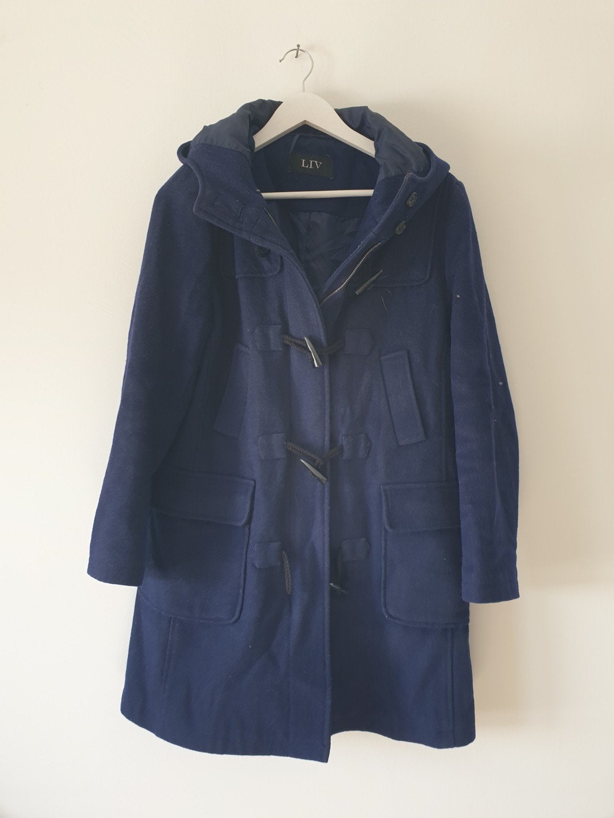 LIV 42 XL dames jas gebruikte damesjas blauw donkerblauw, Kleding | Dames, Jassen | Winter, Blauw, Maat 42/44 (L), Ophalen of Verzenden