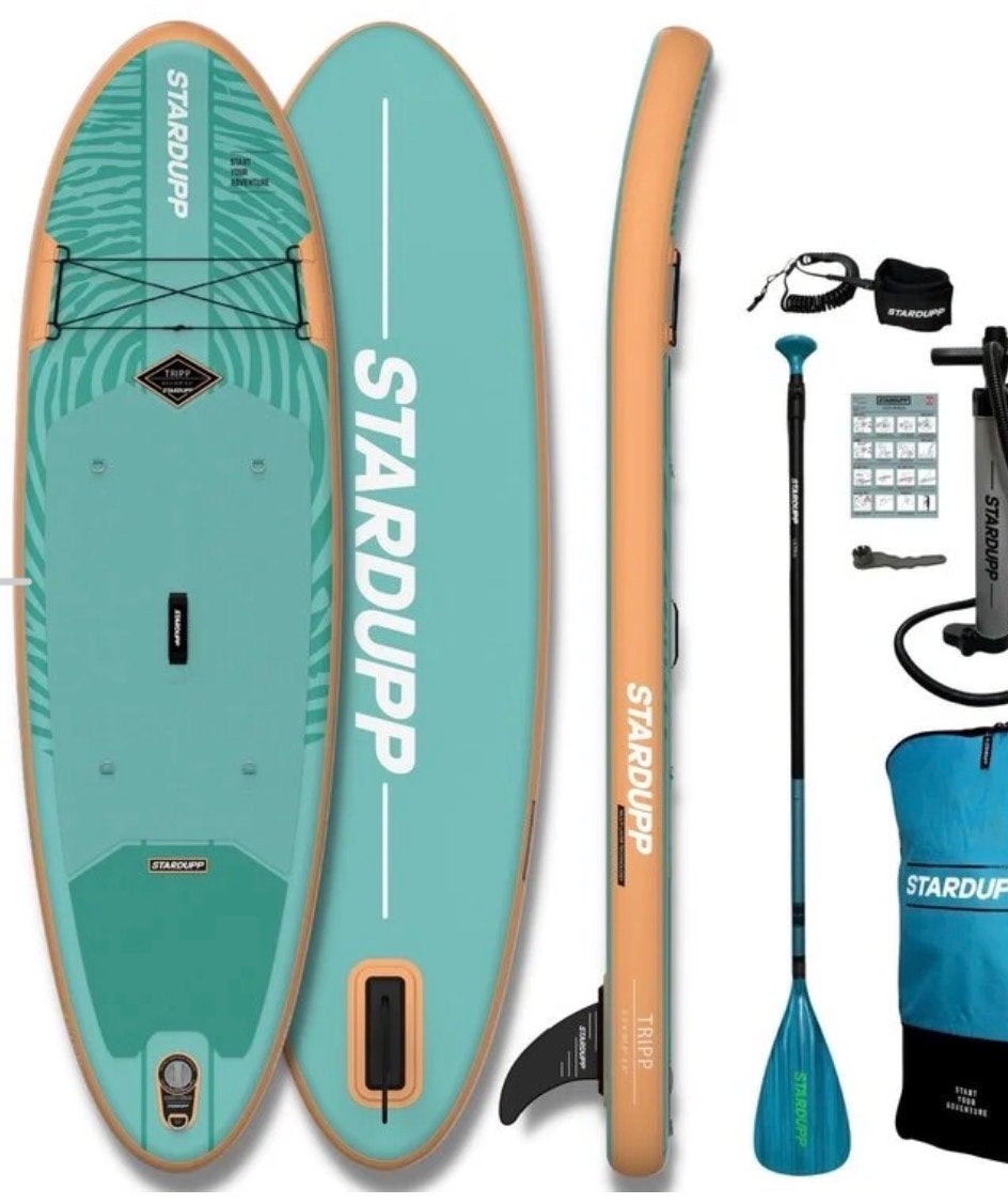 Nieuwe Stardupp Tripp SUP 9'0 Complete Set - Ongebruikt!, Ophalen, Nieuw, Overige typen, Met vinnen