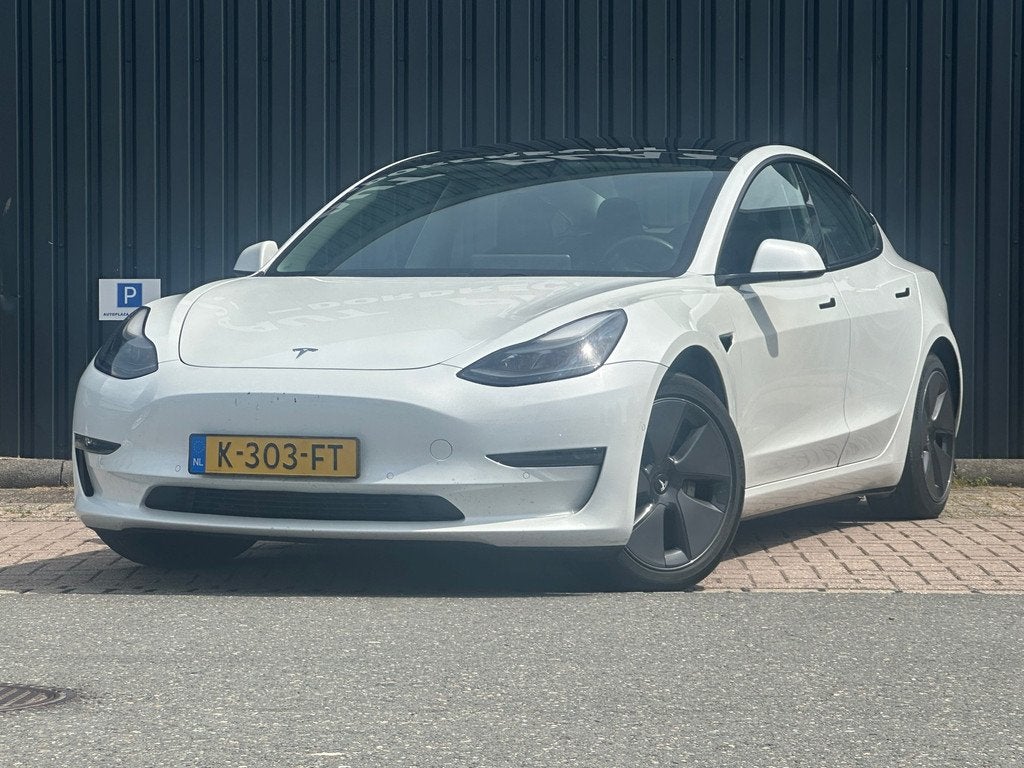 Tesla Model 3 Long Range AWD 75 kWh|SOH89%|FACELIFT |Trekhaa, Auto's, Tesla, Automaat, Gebruikt, 544 km, Wit