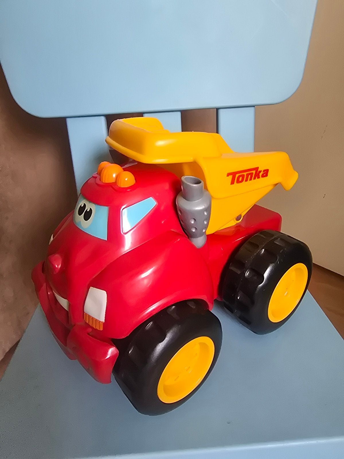 Tonka kiepwagen rood/geel speelgoedauto, Kinderen en Baby's, Ophalen, Gebruikt