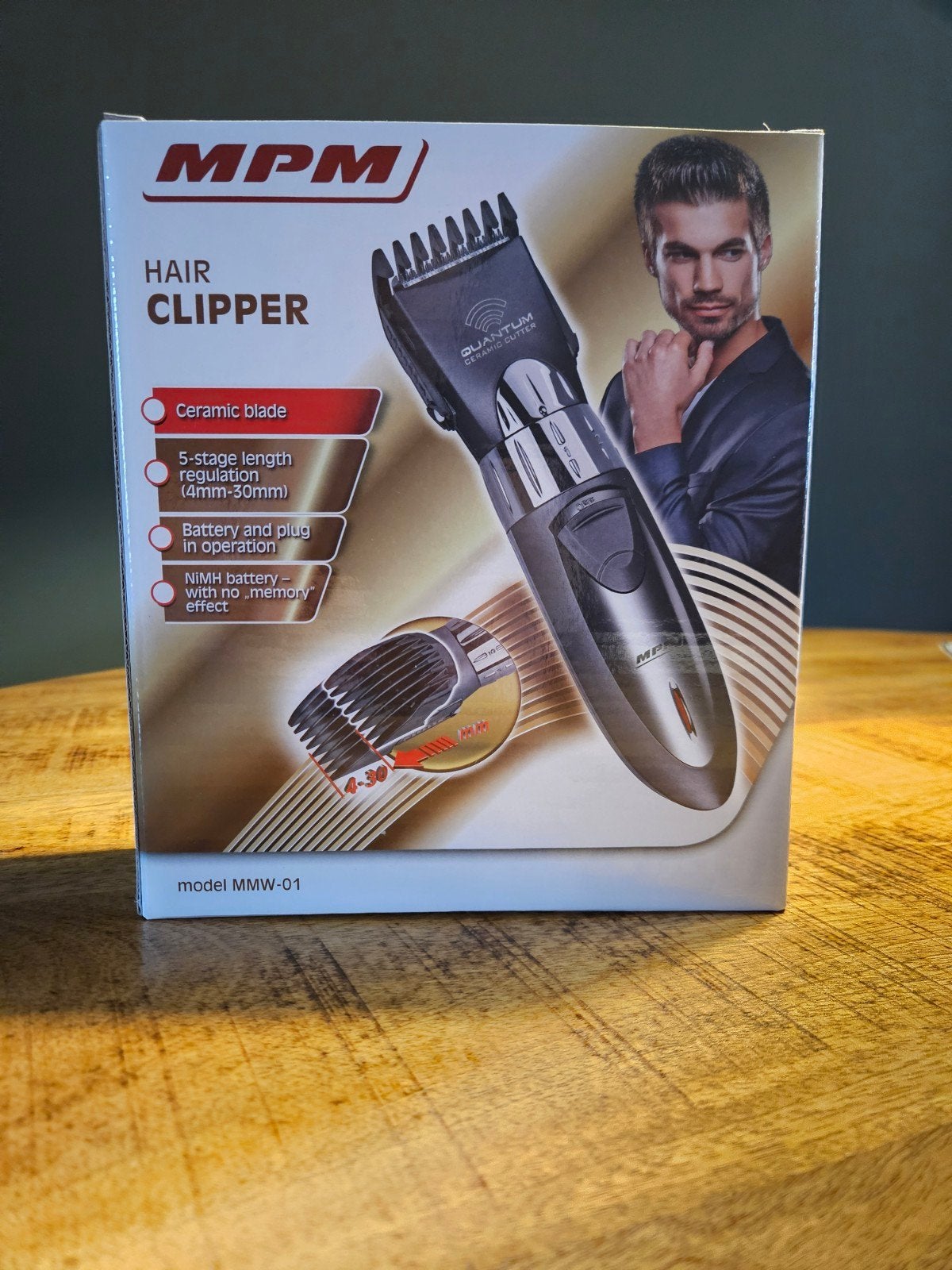 MPM Hair Clipper MMW-01 met keramisch blad, Ophalen of Verzenden, Nieuw, Haarverzorging
