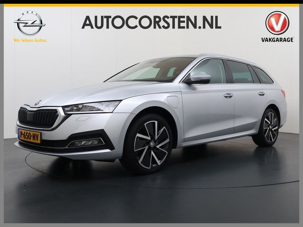 Skoda Octavia Combi 1.4TSI 245PK Automaat iV PHEV Hybride Ad, Auto's, Skoda, Bedrijf, Te koop, Octavia, ABS, Adaptive Cruise Control