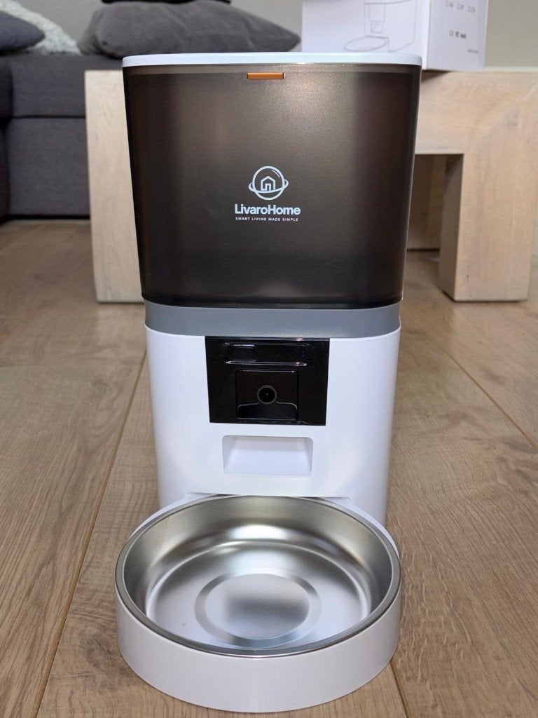 Automatische voederbak met camera voor katten-Nieuw in doos, Dieren en Toebehoren, Kattenvoerbakken en Drinkbakken, Info@livarohome.nl