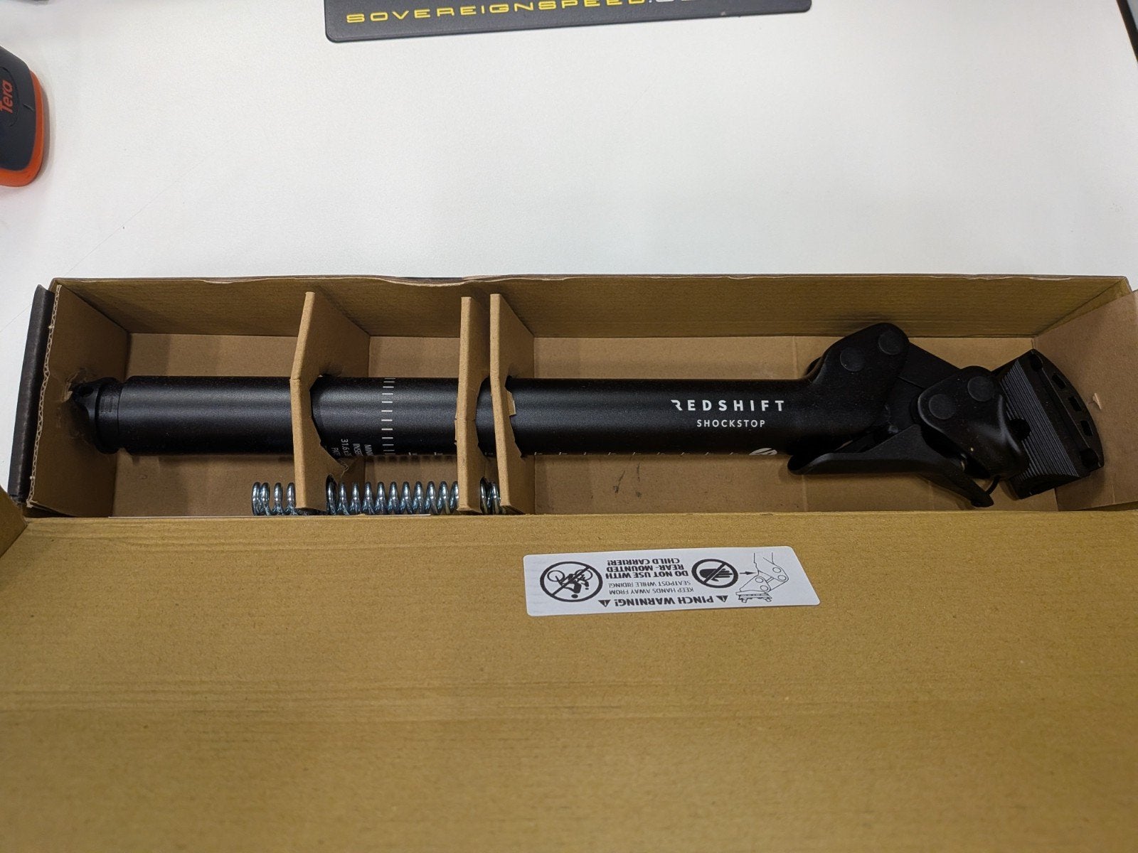 New Redshift seatpost, Ophalen, Nieuw