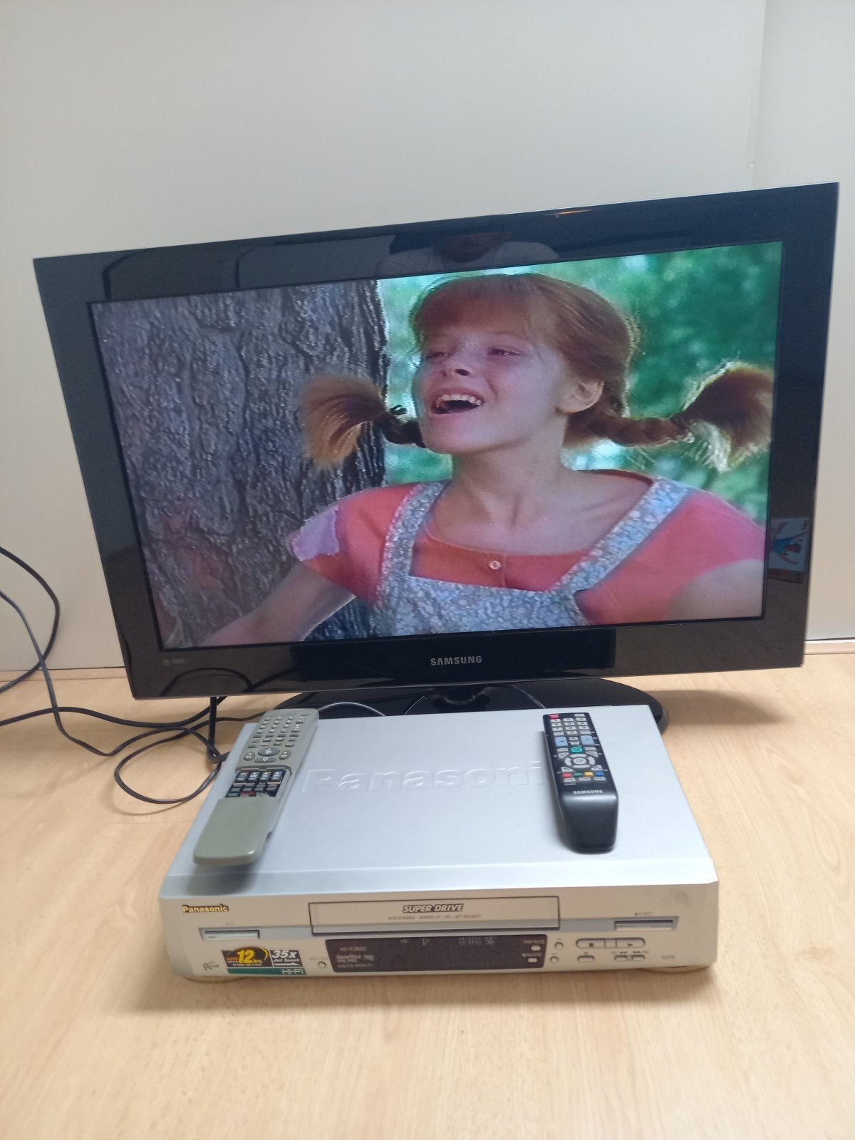 Panasonic NV-FJ620 VHS-speler met afstandsbediening zgan, Ophalen of Verzenden, Gebruikt, VHS-speler of -recorder
