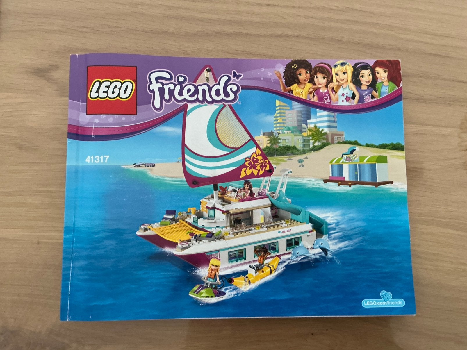 LEGO Friends Sunshine Catamaran 41317, Lego, Ophalen of Verzenden, Zo goed als nieuw, Complete set