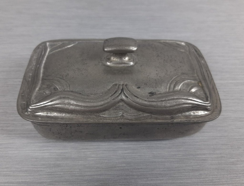 n016-Duitse Jugendstil botervloot van fein zin., Antiek en Kunst, Ophalen of Verzenden