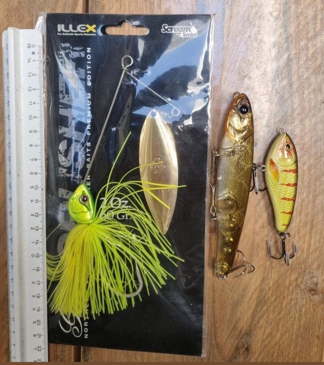 Illex Bonnie 128 Dexter70 Giant crusher spinnerbait Kunstaas, Watersport en Boten, Ophalen of Verzenden, Overige typen