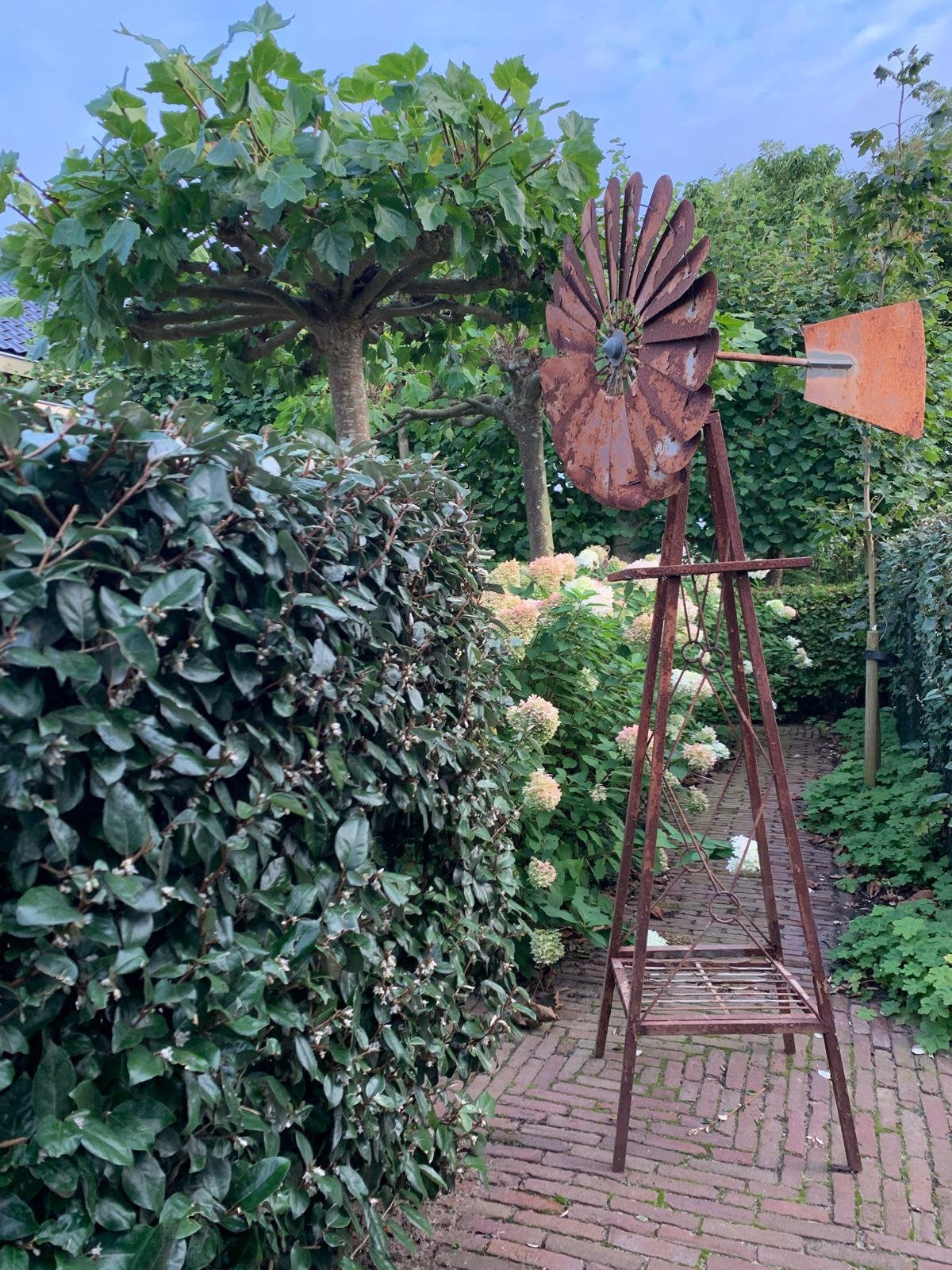Ijzeren molen, Tuin en Terras, Ophalen of Verzenden