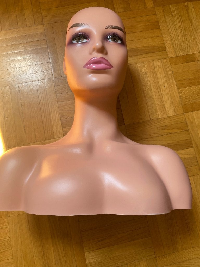 Pruiken Buste Pruik Standaard Mannequin Hoofd Pop Hoeden, Verzenden, Nieuw