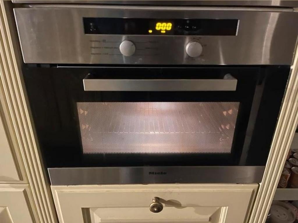 Miele combimagnetron, Witgoed en Apparatuur, Ovens, Minder dan 45 cm, Gebruikt, Ophalen of Verzenden, Oven met grill