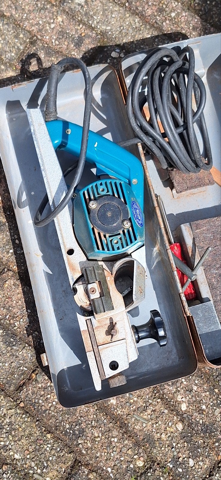 Makita schaafmachine., Ophalen of Verzenden, Gebruikt