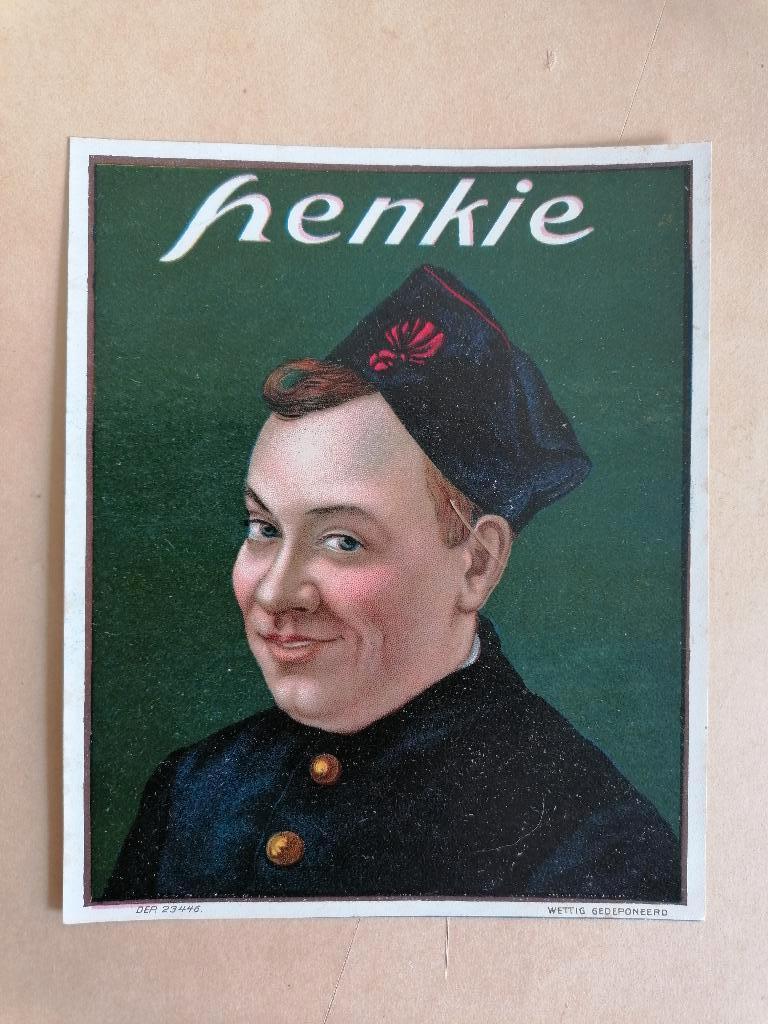 Sigaren etiket - henkie, Verzamelen, Verzenden, Zo goed als nieuw, Overige typen