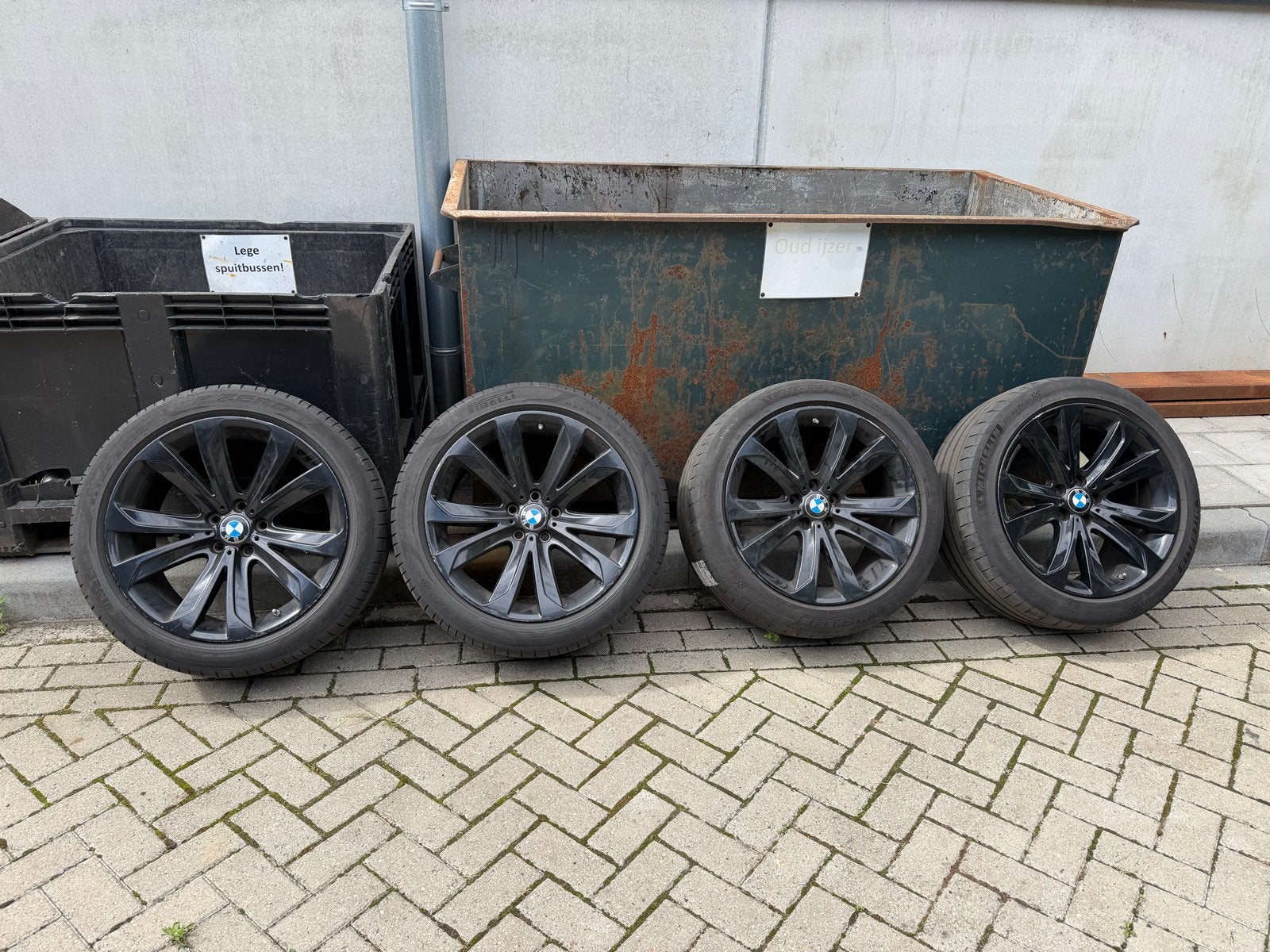 Originele BMW Alu velgen breedset 20 inch, Ophalen, Gebruikt, 275 mm, Banden en Velgen