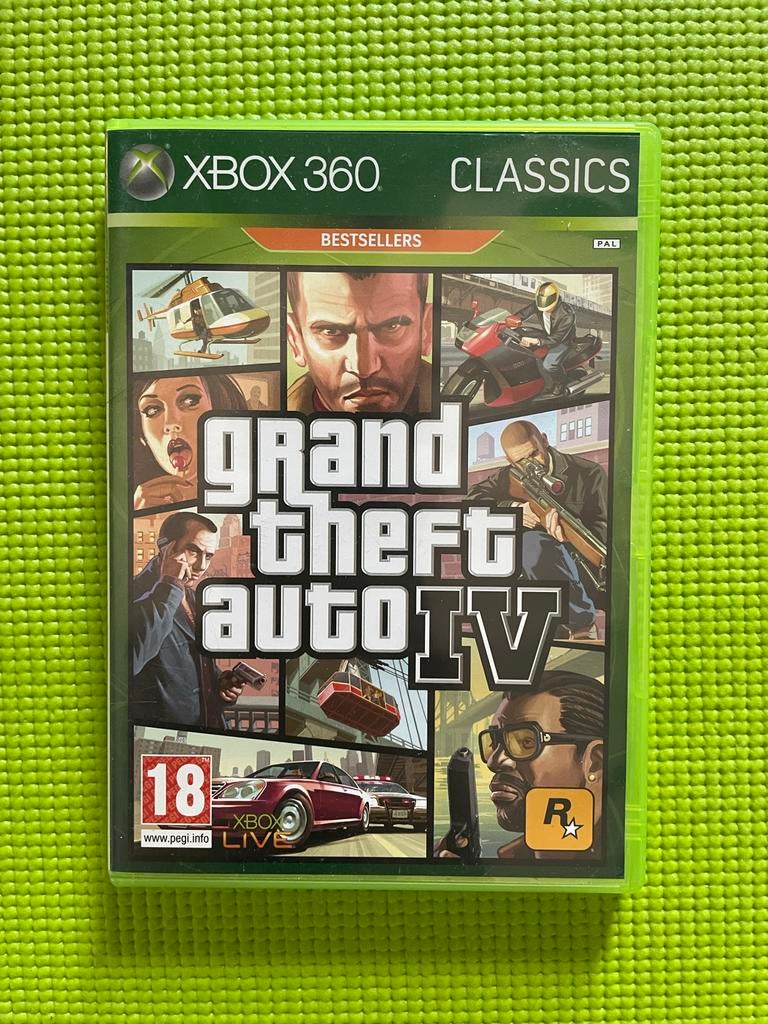 GTA 4 voor de Xbox 360, Avontuur en Actie, Online, Gebruikt, Vanaf 18 jaar
