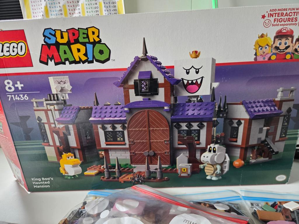 Lego mario 71436 King Boo's Haunted Mansion, Compleet, Lego, Ophalen of Verzenden, Zo goed als nieuw