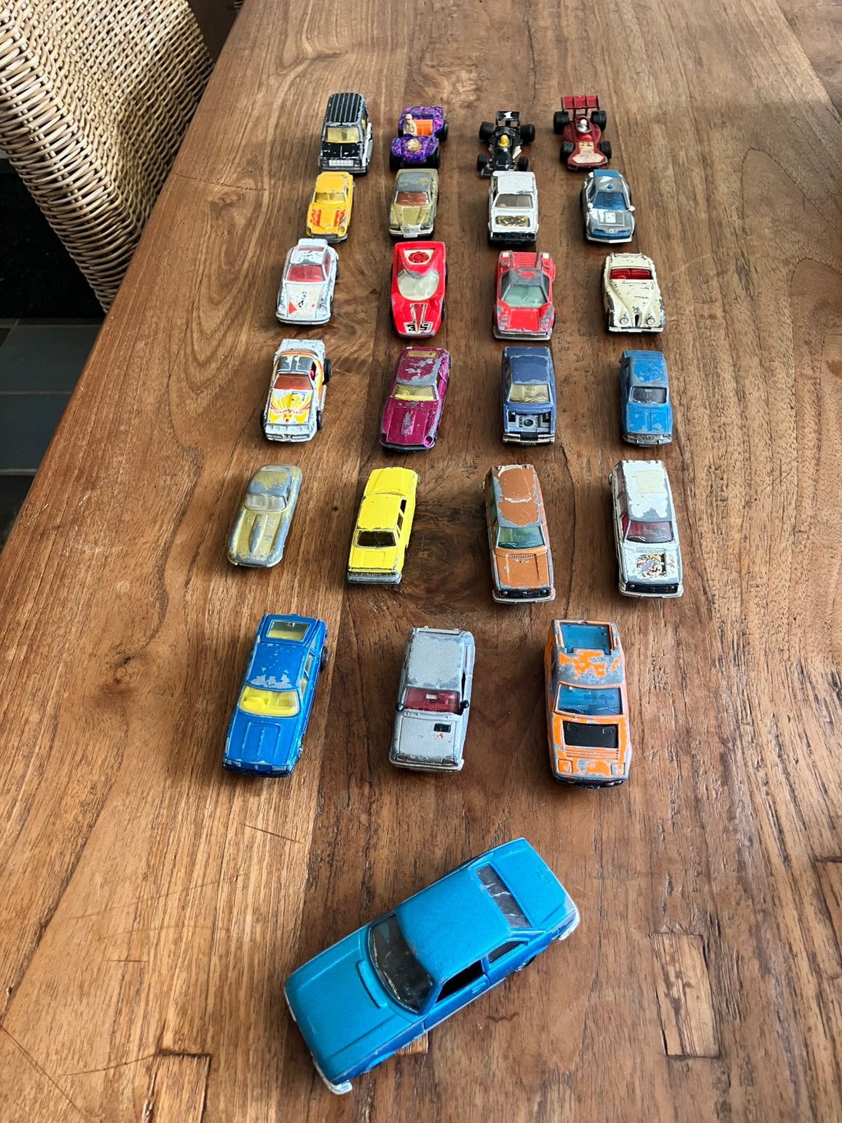 Verzameling modelauto’s, o.a. matchbox en majorette, Hobby en Vrije tijd, Modelauto's | 1:87, Ophalen of Verzenden, Gebruikt, Auto