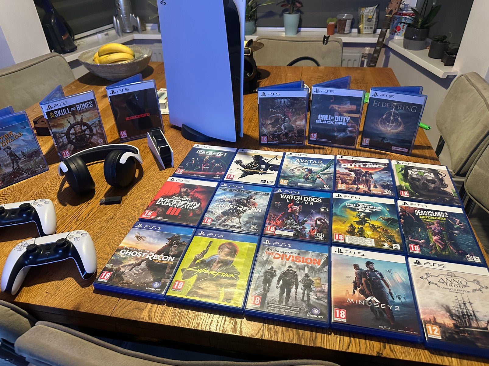 Playstation 5 original 1rst disc edition+ 2xcontroller enz.., Ophalen, Zo goed als nieuw