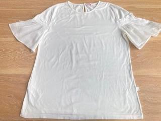 Wit T-shirt bloesje van Il Gufo mt. 152/158, Meisje, Nieuw, Ophalen of Verzenden, Shirt of Longsleeve