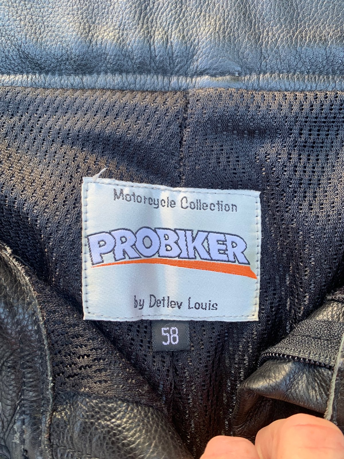 Leren motorbroek maat 58, Motoren, Ophalen, Tweedehands, Heren, Broek | leer