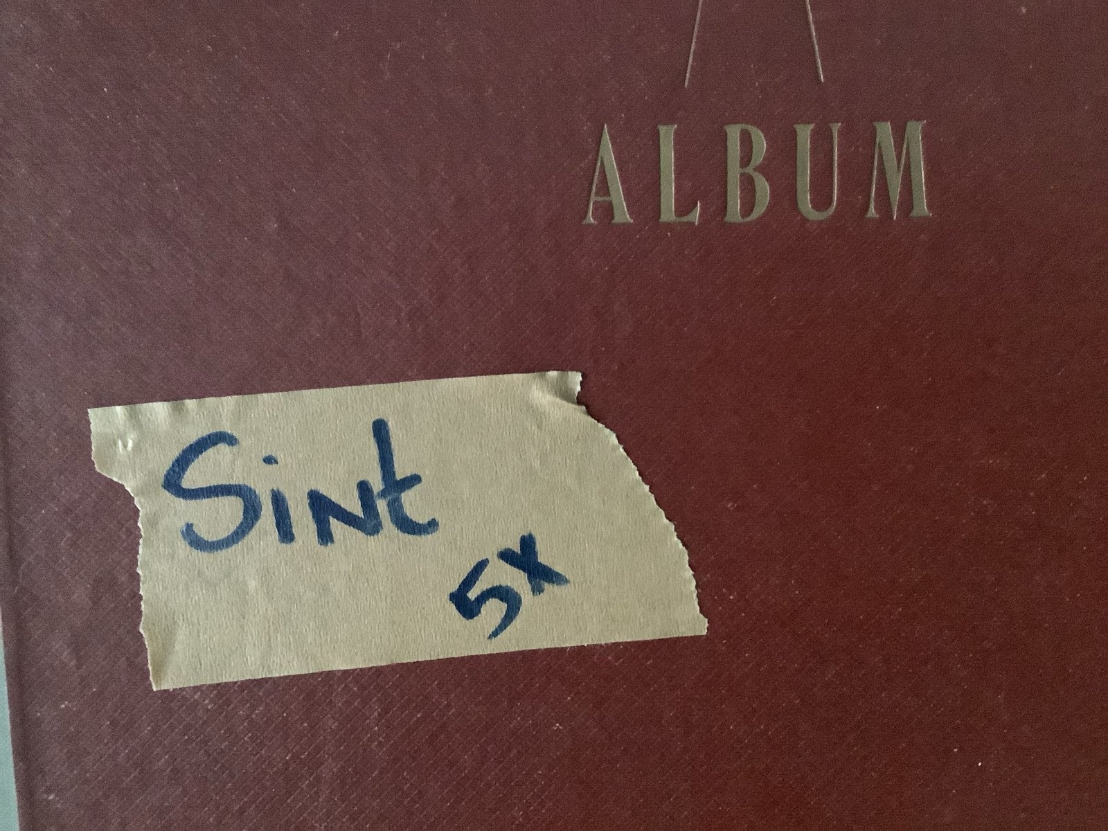 Vintage Sinterklaas 78 toeren platen album (5x), Ophalen of Verzenden, Gebruikt, 10 inch, Overige typen