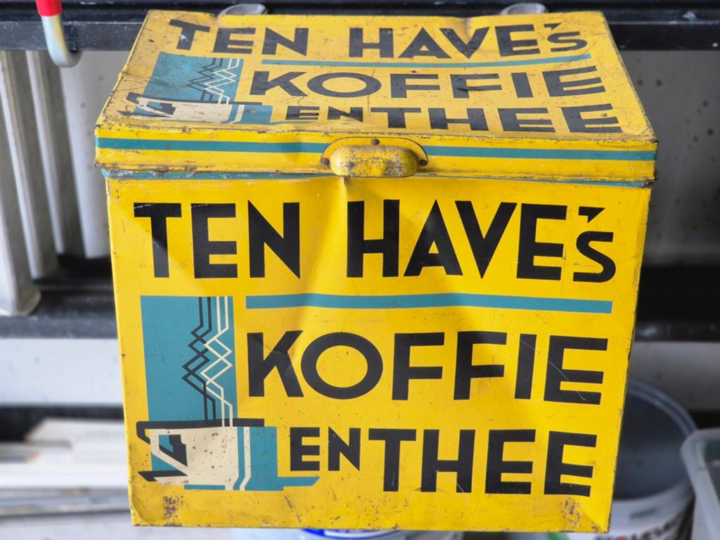 Ten Have's Koffie Thee blik Winkel blik, Verzamelen, Blikken, Ophalen of Verzenden, Gebruikt, Koffie