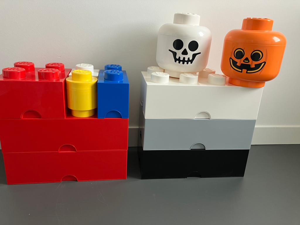 Lego opbergbox, Kinderen en Baby's, Speelgoed | Duplo en Lego, Ophalen, Zo goed als nieuw, Overige typen, Lego