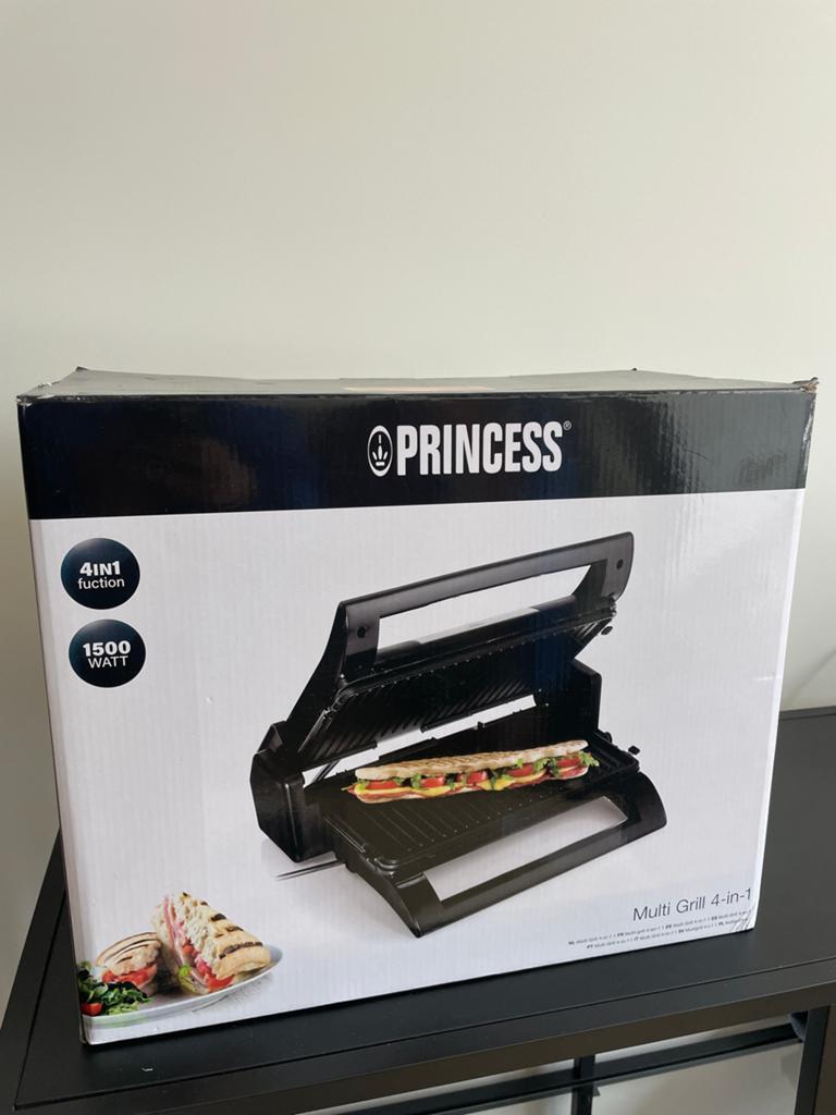 PRINCESS Multi grill 4-in-1 - Scharnier defect, Ophalen of Verzenden, Zo goed als nieuw