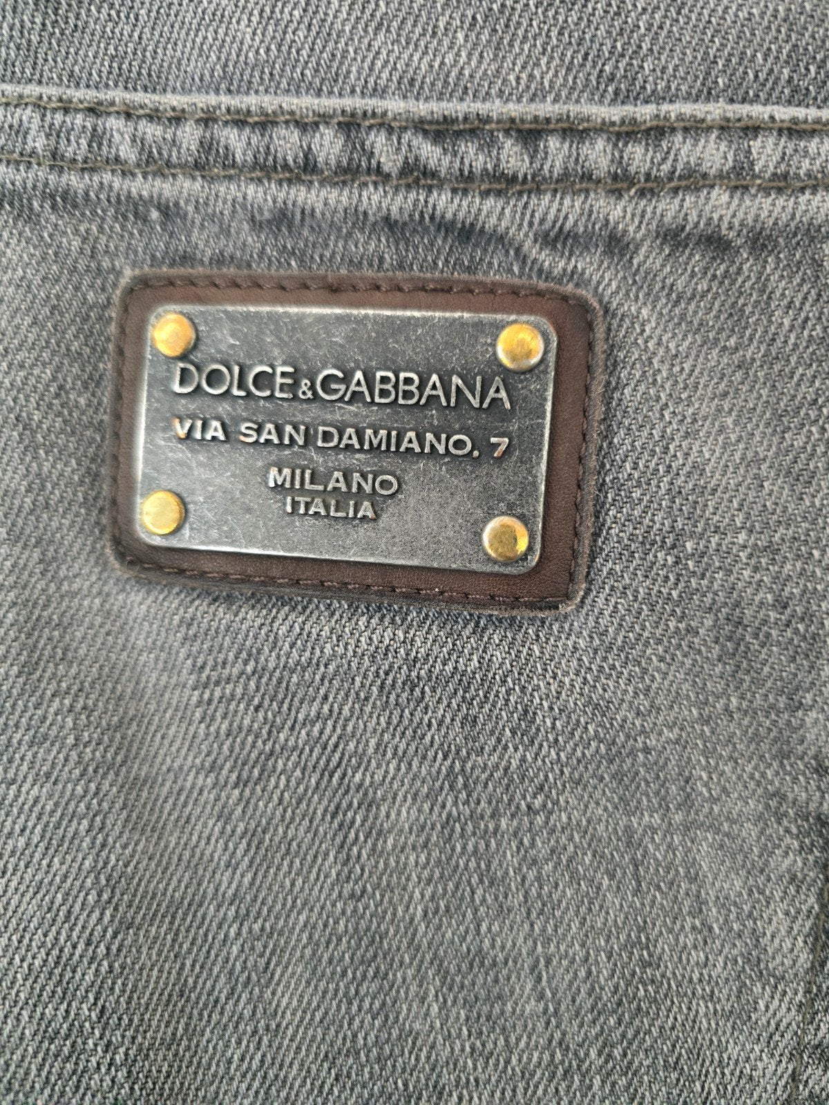 Dolce & Gabbana herenjeans - Grijs, maat W32, Dolce & Gabbana, W32 (confectie 46) of kleiner, Ophalen of Verzenden, Zo goed als nieuw