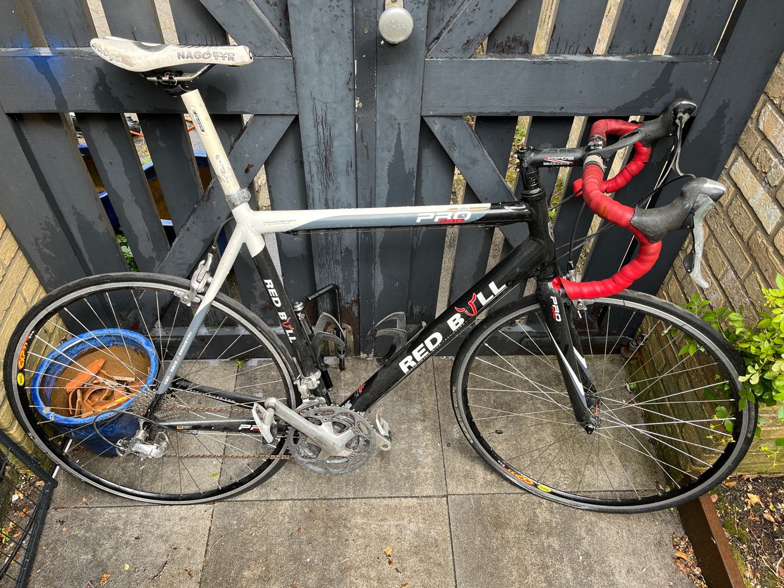 Red Bull racefiets - Ultegra afgemonteerd, Fietsen en Brommers, Fietsen | Racefietsen, 28 inch, Gebruikt, Aluminium, 61 tot 65 cm