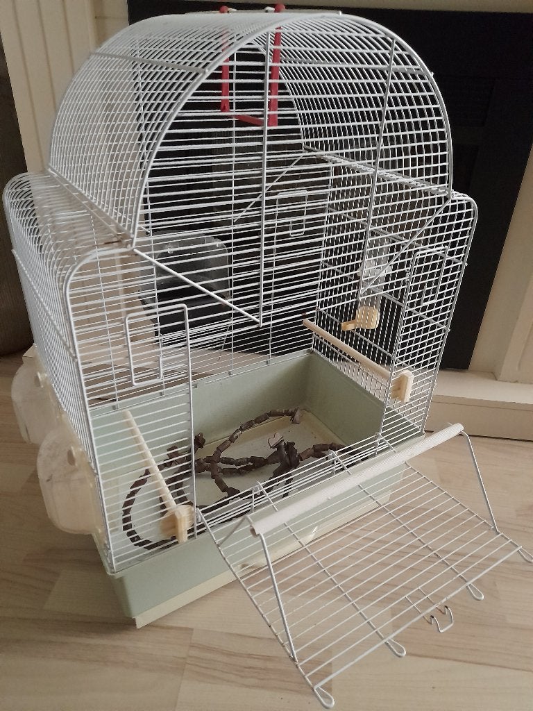 Vogelkooi, Ophalen, Gebruikt, Metaal, Vogelkooi